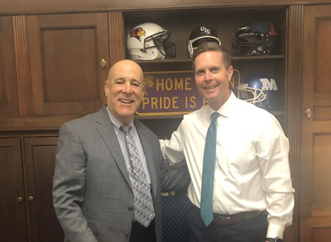 image of Jeff Newcorn with congressman Rodney Davis