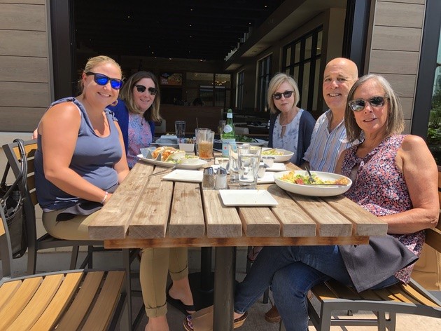 R. Jeffrey's Team out for lunch